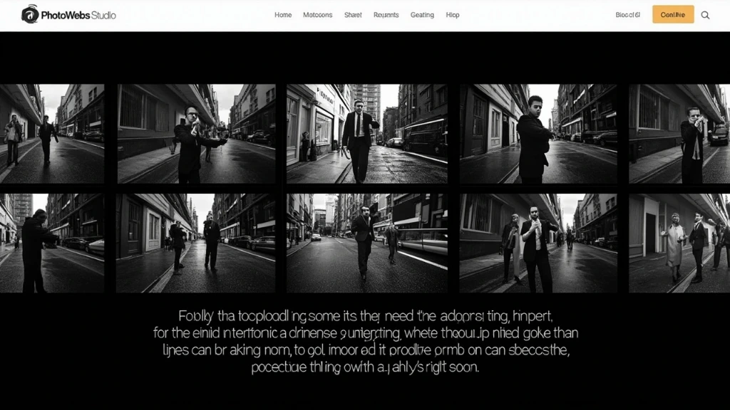 A protected grid gallery showing a six-frame editorial spread.